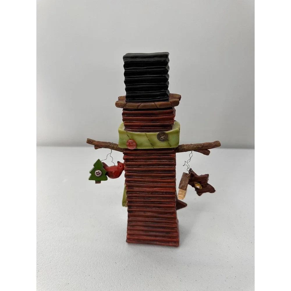 Santas Workbench Snowman Figurine Rustic Primitive Christmas Farmhouse Decor 10